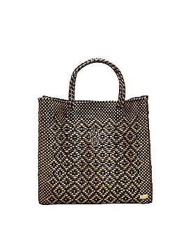 Lolas Collection Women's Medium Handmade Aztec Shoulder Strap Tote Bag in Gold/Black (view 1)