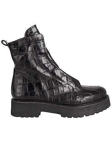 Patrizia Bonfanti Women's Kuni No Lace Cocco Ankle Boot in Black (view 1)
