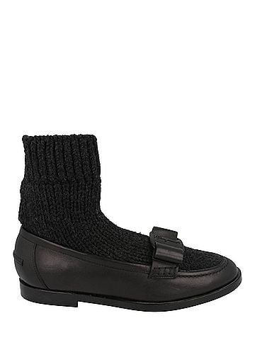 Salvatore Ferragamo Women's Vivaldo Sock Loafers in Nero (view 1)