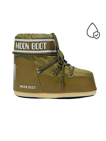 Moon Boot Women's Icon Low Nylon Boots in Khaki (view 1)