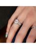 Starlette Solid Silver Toned Women's Mia Stackable Ring Size 5 - photo 4