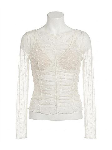 Free People Most Likely Layering Top in Ivory (view 1)
