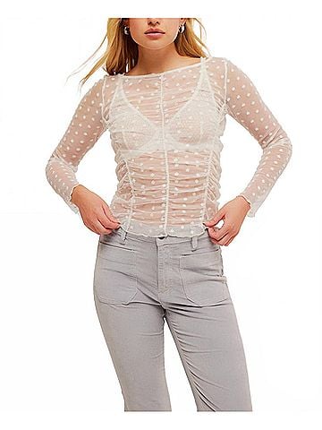 Free People Most Likely Layering Top in Ivory (view 2)