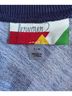 Fervour Plaid Blue White Black Poncho Size M - photo 3