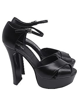 Michael Kors Michael Kors Huxley Platform Sandals in Black Leather (view 1)