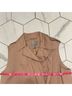 ASOS 100% Cotton 100% Polyester Tan Trenchcoat Size 6 - photo 6