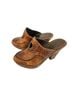 FRYE 100% Leather Brown Mule/Clog Size 6 1/2 - photo 5