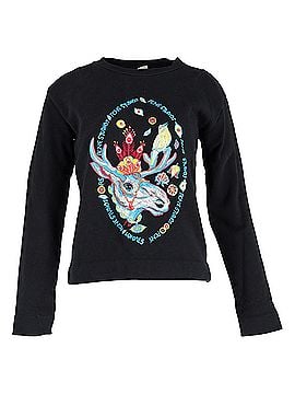 Acne Acne Studios Oslavi Sweater in Black Cotton (view 1)