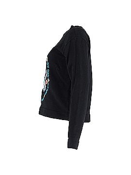 Acne Acne Studios Oslavi Sweater in Black Cotton (view 2)