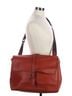 Coach 100% Leather Brown Red Tan Leather Messenger One size - photo 1