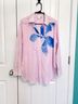 Desigual Floral Pink Blue Long Sleeve Button-Down Shirt Size S - photo 3