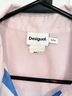 Desigual Floral Pink Blue Long Sleeve Button-Down Shirt Size S - photo 5