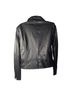 Lucky Brand 100% Lambskin 55% Viscose 45% Cotton 93% Polyester 7% Elastane Black Leather Jacket Size XS - photo 2
