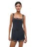 STAUD 100% Silk 100% Polyester Black Jumpsuit Size M - photo 1