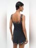 STAUD 100% Silk 100% Polyester Black Jumpsuit Size M - photo 4