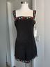 STAUD 100% Silk 100% Polyester Black Jumpsuit Size M - photo 5