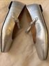 J.Crew 100% Leather Silver Flats Size 7 - photo 6