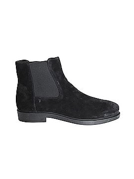 Tod's Tod's Pull On Ankle Boots in Black Suede (view 1)