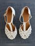 Sézane 100% Leather White Sandals Size 5 1/2 - photo 12