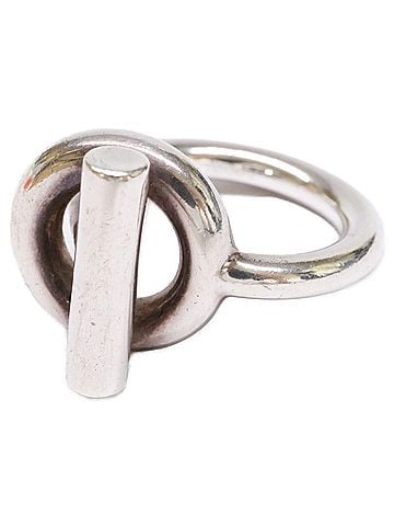 Hermès HERMES Ag925 Echappé Ring, Silver, Women's (view 1)