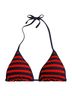 J.Crew Stripes Red Blue Swimsuit Top Size S - photo 1