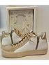 P448 White Gold Tan Sneakers Size EU 41 - photo 5