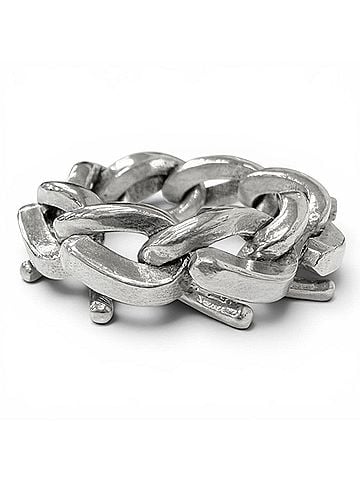 Tiffany & Co. TIFFANY&amp;Co. Tiffany Forge SV925 High Polish Ring, Silver, 50, Weight 12.39g, Men's (view 1)