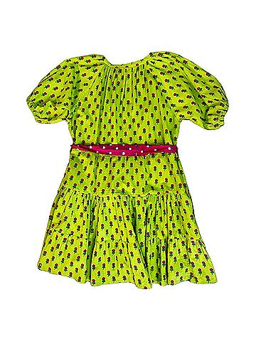 Printfresh Bouquet of Roses It's a Date Dress in Limeade Casual Dress (view 2)