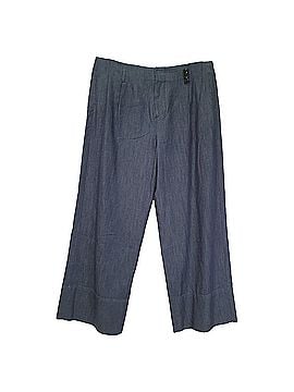Max Mara 'S Max Mara Embellished Trousers in Blue Cotton (view 1)