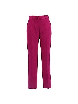 Michael Kors Michael Kors Collection Straight-Leg Trousers in Pink Wool (view 1)