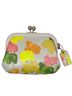 Coach 100% Leather Floral Multi Color Leather Wristlet One size - photo 2