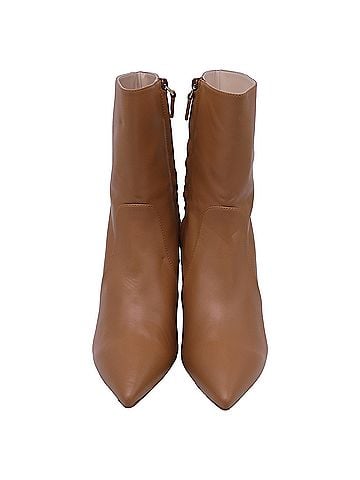 Stuart Weitzman Stuart Weitzman Renegade Pointed-Toe Ankle Boots in Brown Leather (view 2)