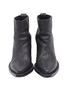 Acne Acne Studios Donna Western Ankle Boots in Black Leather (view 2)