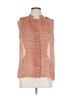 Worthington 100% Polyester Tweed Orange Worthington Sleeveless Blouse Size L - photo 1