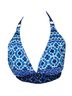 Tommy Bahama 100% Polyester Floral Blue Swimsuit Top Size M - photo 1