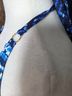Tommy Bahama 100% Polyester Floral Blue Swimsuit Top Size M - photo 4