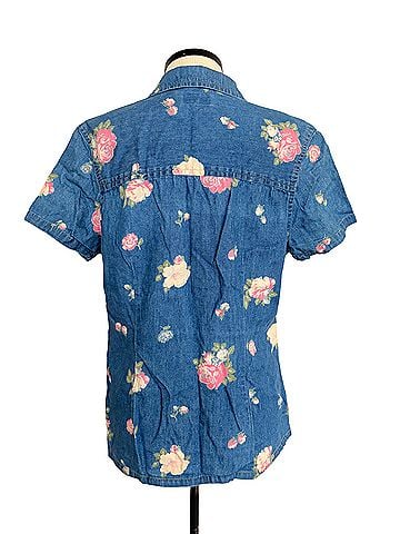 Crazy Horse by Liz Claiborne Short Sleeve Button-Down Shirt (view 2)
