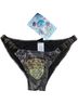 Affliction Print Black Gray Swimsuit Bottoms Size XS - photo 1