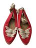 J.Crew Red Tan Sandals Size 8 - photo 1