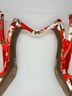 Marc Fisher Floral Red White Green Heels Size 8 1/2 - photo 6