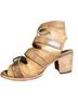 Freebird 100% Leather Brown Heels Size 10 - photo 4