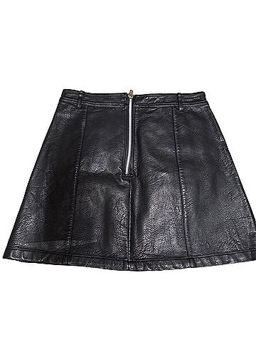 Signature 8 Leather Skirt (view 2)