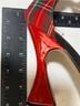 Betsey Johnson Plaid Red Black Heels Size 9 1/2 - photo 13