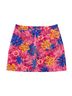 Bill Blass Floral Multi Color Orange Pink Skort Size 10 - photo 2