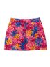 Bill Blass Floral Multi Color Orange Pink Skort Size 10 - photo 1