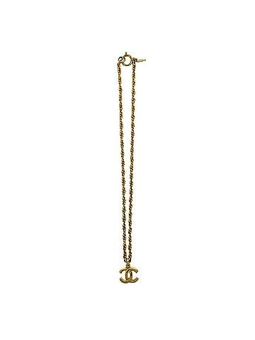 Chanel CHANEL Vintage Coco Mark GP Necklace Pendant Choker Accessory Gold 2607b (view 1)