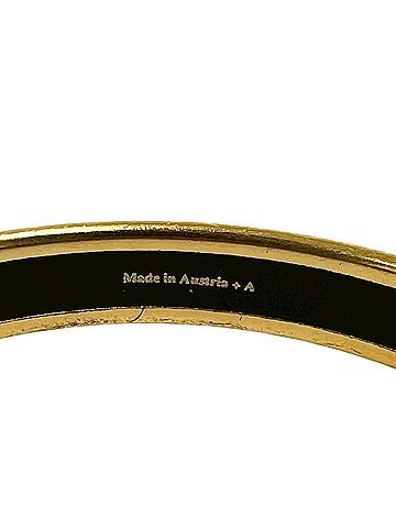 Hermès HERMES Hermes Email Bangle GP Bracelet Accessory Women's Men's Gold 2607c (view 2)