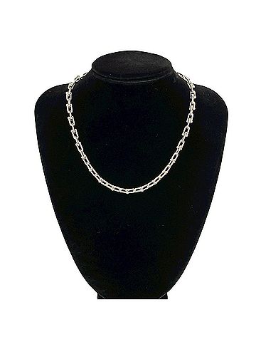 Tiffany & Co. TIFFANY&amp;Co. Tiffany HardWear Small Link Necklace, Sterling Silver 925, Accessory 808-6 (view 2)