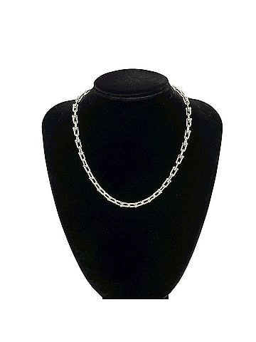 Tiffany & Co. TIFFANY&amp;Co. Tiffany HardWear Small Link Necklace, Sterling Silver 925, 805-2 (view 2)