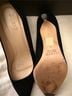 J.Crew 100% Suede Black Heels Size 8 - photo 6